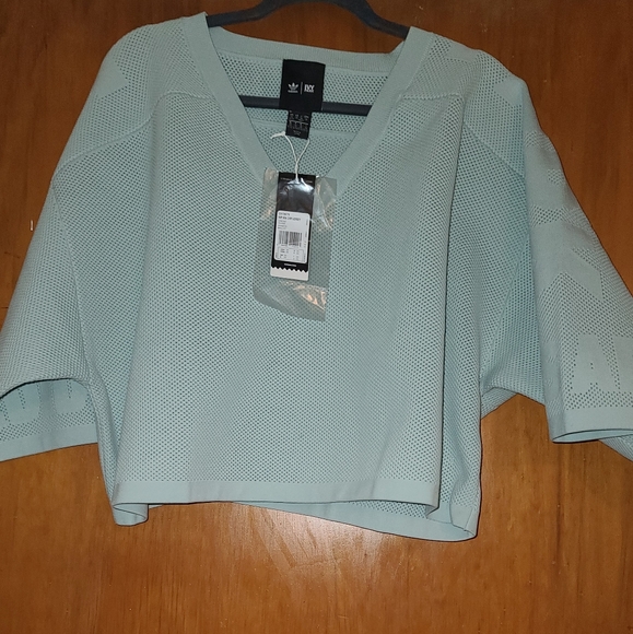 ADIDAS x IVY PARK Knit Crop Jersey Top - Picture 4 of 5